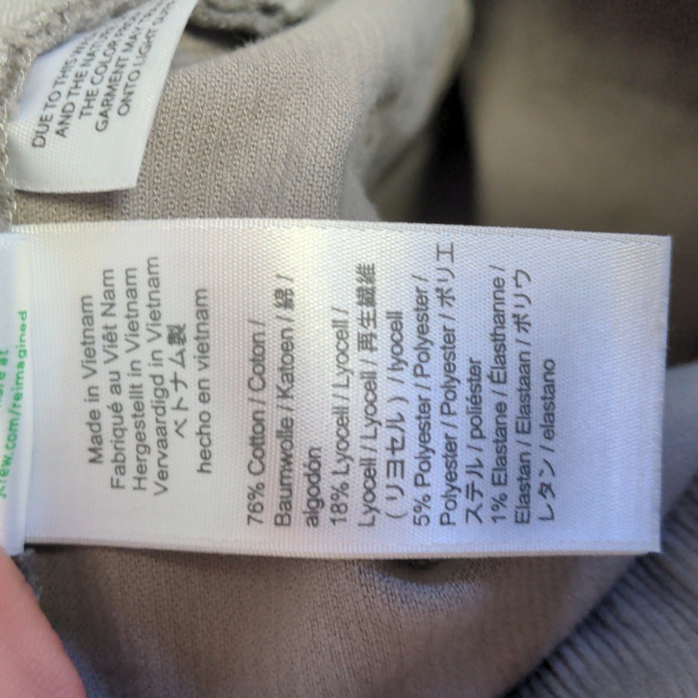 J. Crew Men's Gray Corduroy Slim Straight Pants Size 33 Minimalist Office Casual - Picture 6 of 14